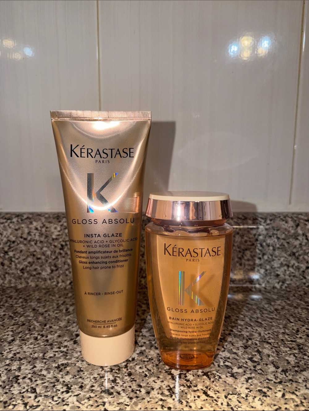 Kérastase Gloss Absolu Gold and Rose Gold Shampoo & Treatment